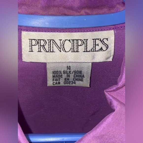 Purple Button Down Shirt - Picture 3 of 7